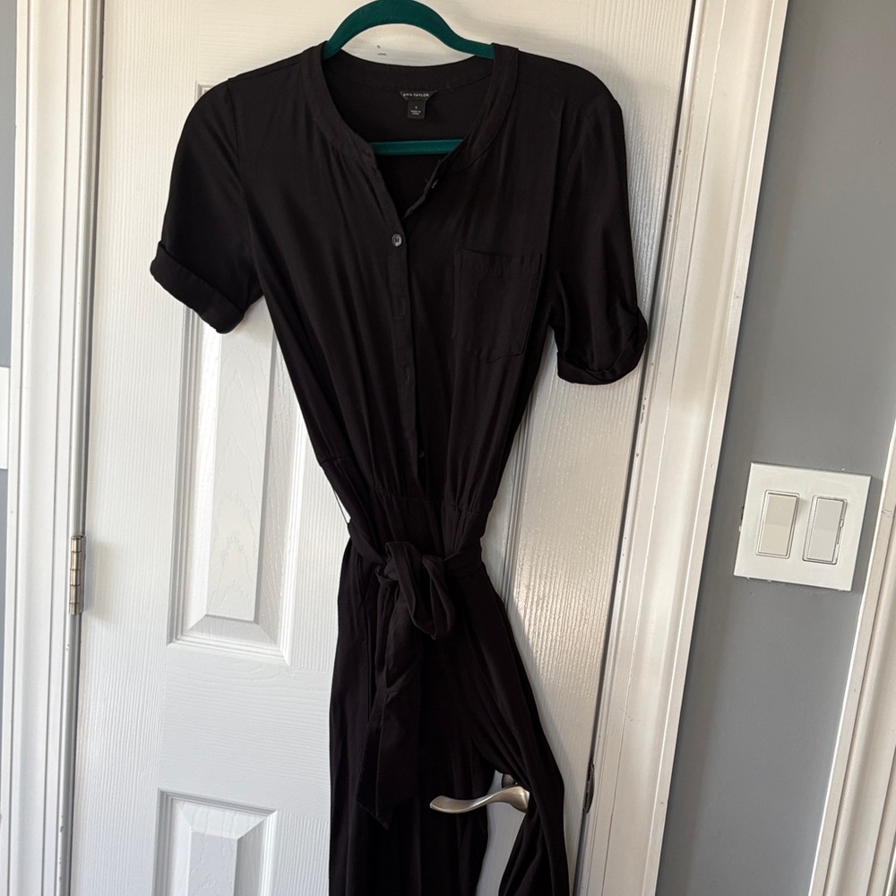Ann Taylor Black Jumpsuit